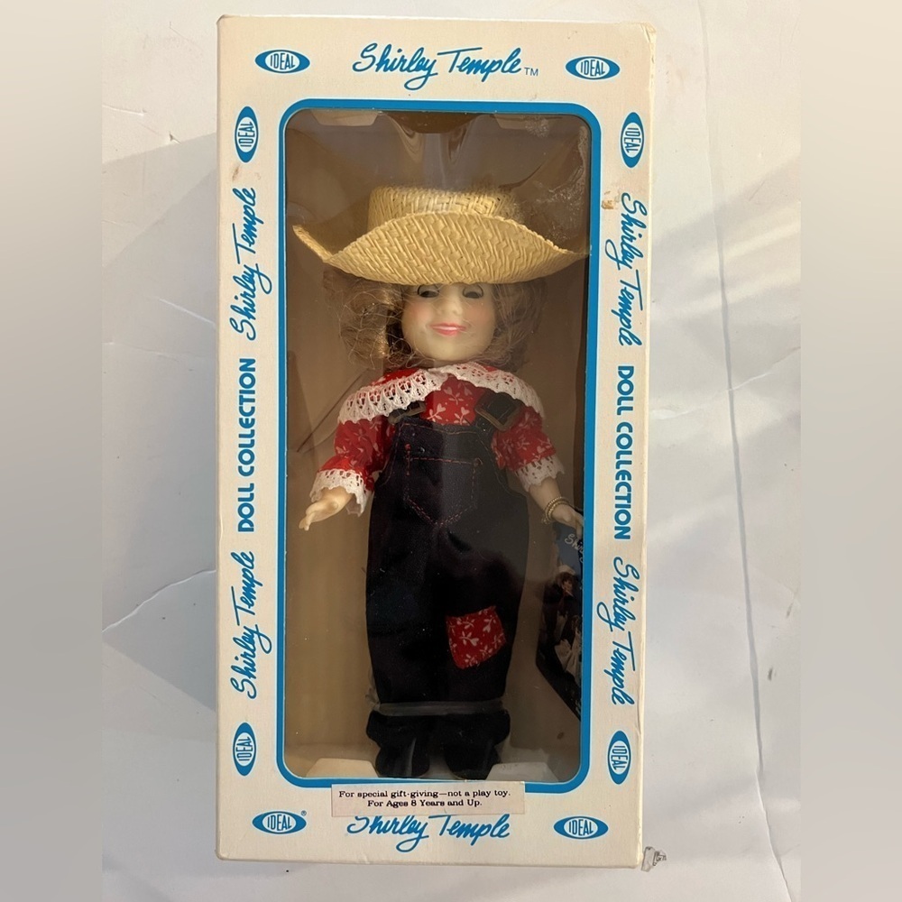 Vintage Ideal Shirley Temple 8 inch Doll from 1982 Collection